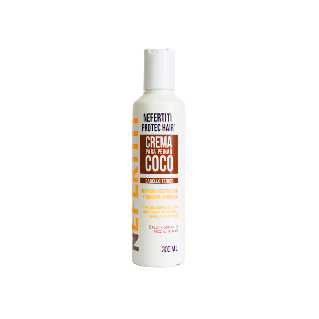 Crema para peinar protec coco para cabello teñido